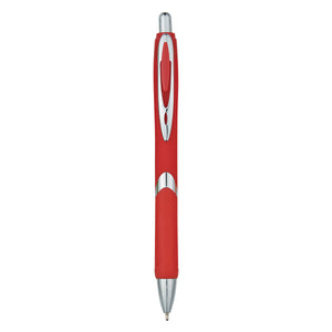 Dotted Grip Sleek Write Pen - Red