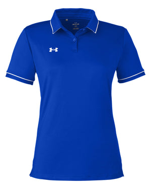 Ladies' Tipped Teams Performance Polo - Royal