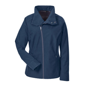 North End Ladies' Edge Soft Shell Jacket with Convertible Collar