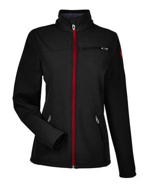 Ladies' Transport Soft Shell Jacket - Black/Red