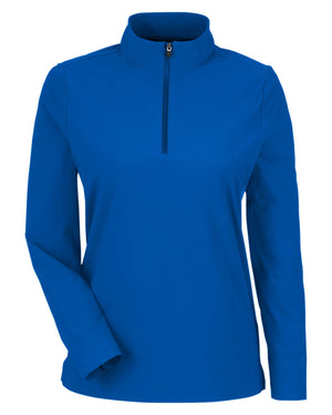 Devon & Jones CrownLux Performance® Ladies' Windsor Welded Quarter-Zip