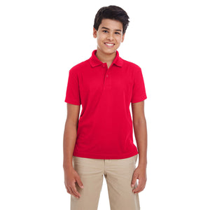 88181Y Core 365 Youth Origin Performance Piqué Polo - Classic Red