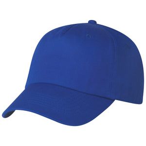 5 Panel Polyester Cap - Royal Blue