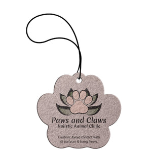 Air Freshener - Stock Shapes - Paw Print Shape