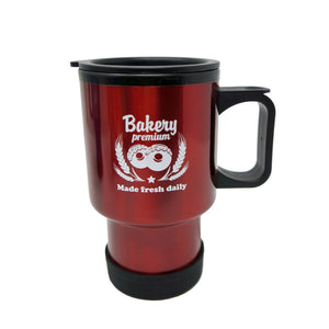 14 Oz. Retro Car Mug - CM2183 - Red