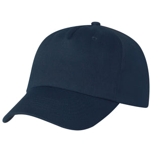 5 Panel Polyester Cap - Navy Blue