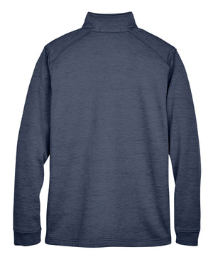 Devon & Jones Men's Newbury Mélange Fleece Quarter-Zip