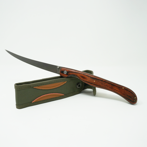 Folding Filet Knife - Rosewood