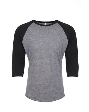 Next Level Apparel Unisex Triblend Three-Quarter Sleeve Raglan