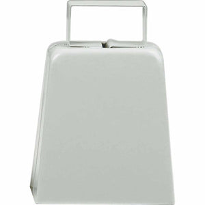 Large Cow Bell - White