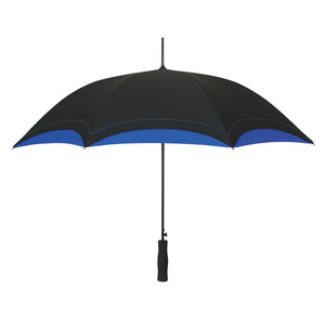 46" Arc Umbrella - Black With Royal