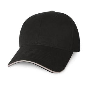 Constructed Mid Weight Brushed Cotton Twill Sandwich Cap