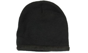 Acrylic-Polar Fleece Lined Beanie - Custom Embroidered -