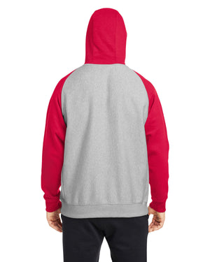 Team 365 Unisex Zone HydroSport™ Heavyweight Colourblock Hooded Sweatshirt