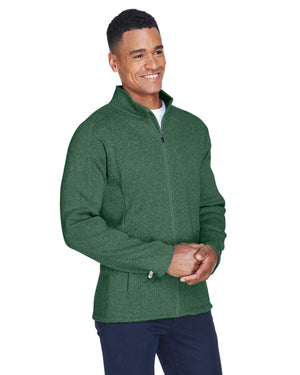 Devon & Jones Men's Bristol Full-Zip Sweater Fleece Jacket