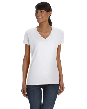 Fruit of the Loom Ladies' HD Cotton™ V-Neck T-Shirt