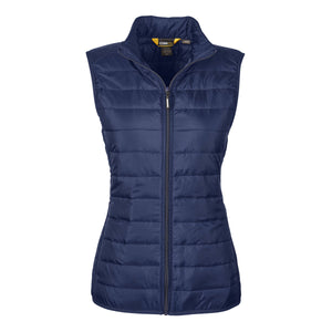 Core365 Packable Puffer Vest - Women ACCE702W (Navy)