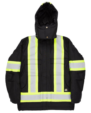 Berne Men's Safety Striped Arctic Insulated Chore Coat