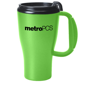 16 oz Omega Mug with Slider Lid - Lime Green