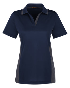 Harriton Ladies' Flash Snag Protection Plus IL Colourblock Polo