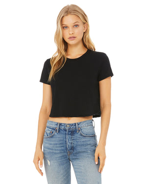 Bella + Canvas Ladies' Flowy Cropped T-Shirt