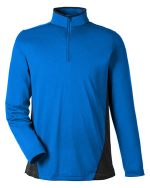 Harriton Men's Flash Snag Protection Plus IL Colourblock Quarter-Zip