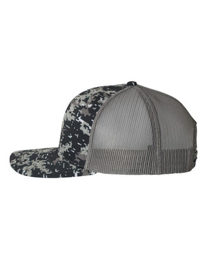 Richardson 112P Patterned Snapback Trucker Cap