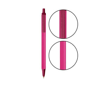 Pink BIC® Clic Stic® Pen - Pink With Burgundy