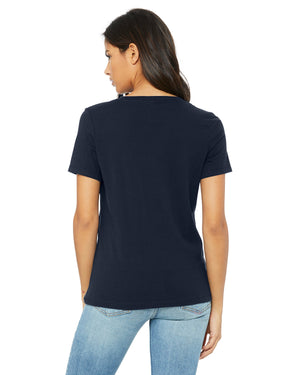 Bella + Canvas Ladies' Relaxed Jersey V-Neck T-Shirt