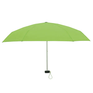 37" Arc Telescopic Folding Travel Umbrella With Eva Case - Lime