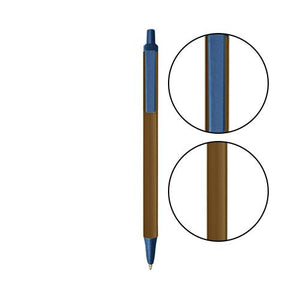 Metallic Brown BIC® Clic Stic® Pen - Metallic Brown With Metallic Dark Blue