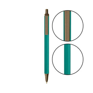 Teal BIC® Clic Stic® Pen - Teal With Metallic Sand