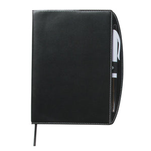 Savannah Notebook With Pen - Black