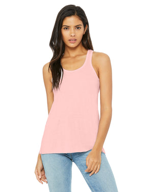 Ladies' Flowy Racerback Tank - Soft Pink