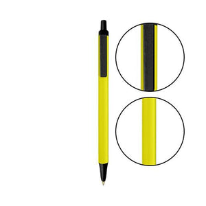 Yellow BIC® Clic Stic® Pen - Yellow With Black