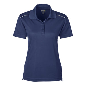 Core365 Origin Performance Pique Polo Reflective Piping - Women's AC78181R (Navy)