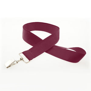 1" BEST Value Lanyard - Burgundy Red