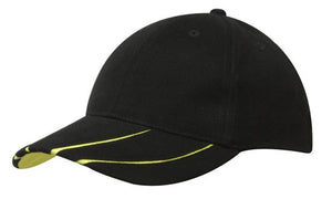 BHC Cap with Hi-Vis Peak Inserts - Custom Embroidered -