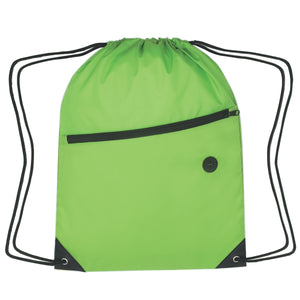 Sports Pack with Zipper HT_3065S - Lime