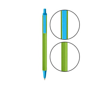 Metallic Green BIC® Clic Stic® Pen - Metallic Green With Blue