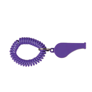 Whistle With Coil - Purple