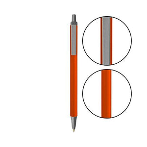 Orange BIC® Clic Stic® Pen - Orange With Silver