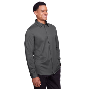 Devon & Jones Men's CrownLux Performance™ Plaited Button-Down Shirt