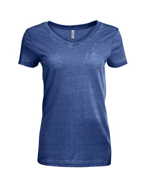 Threadfast Ladies' Vintage Dye Short-Sleeve V-Neck T-Shirt