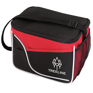 Amber Cooler Bag - Red With Black