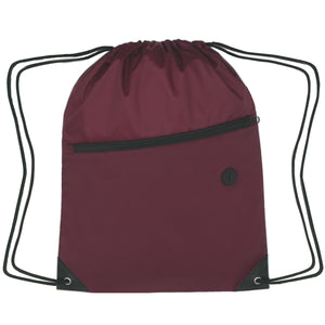 Sports Pack with Zipper HT_3065S - Maroon