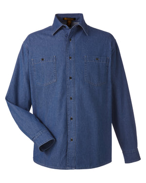 Harriton Men's Denim Shirt-Jacket