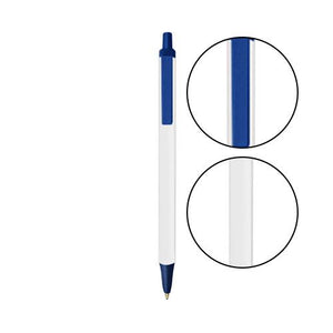 Clear BIC® Clic Stic® Pen - Clear With Navy