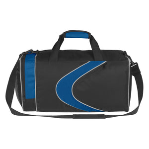 Sports Duffel Bag (Royal Blue With Black)