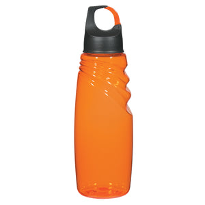 24 Oz. Crest Carabiner Sports Bottle - Orange